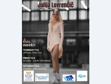 Julija Lovrenčič začenja sezono v Bergamu
